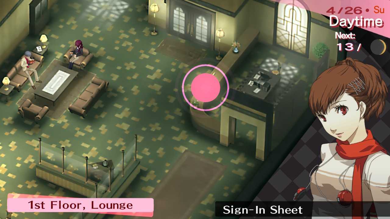 Only a few social links are available at night, and you can only visit the dorm or Paulownia Mall.